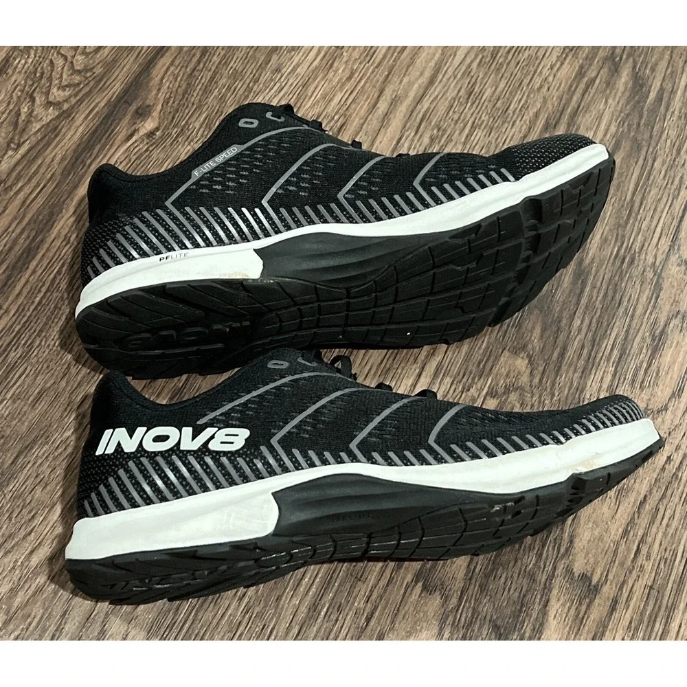 Inov-8 Mens PF-Lite Speed Minimalist Training Running Shoes Size 8-9.5 Black Low